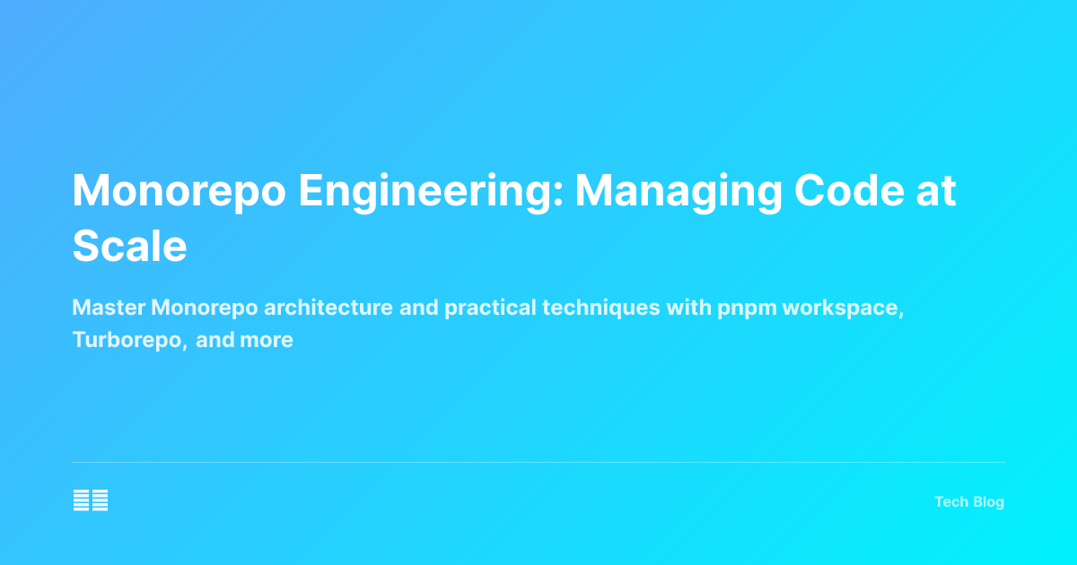 Monorepo Engineering: Managing Code at Scale